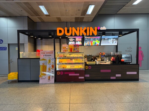 DUNKIN, donut shop at Krung Thep Aphiwat